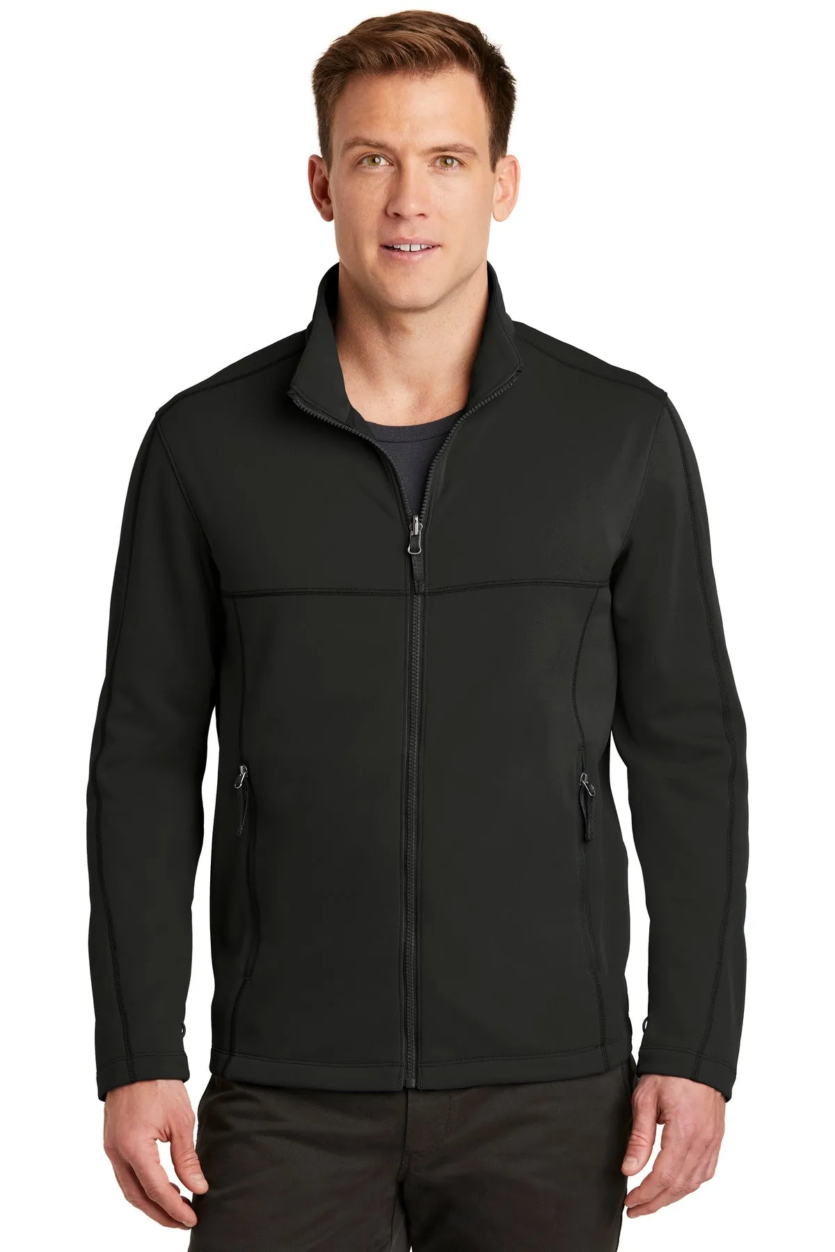 Port Authority  Collective Smooth Fleece Jacket. F904 Deep Black