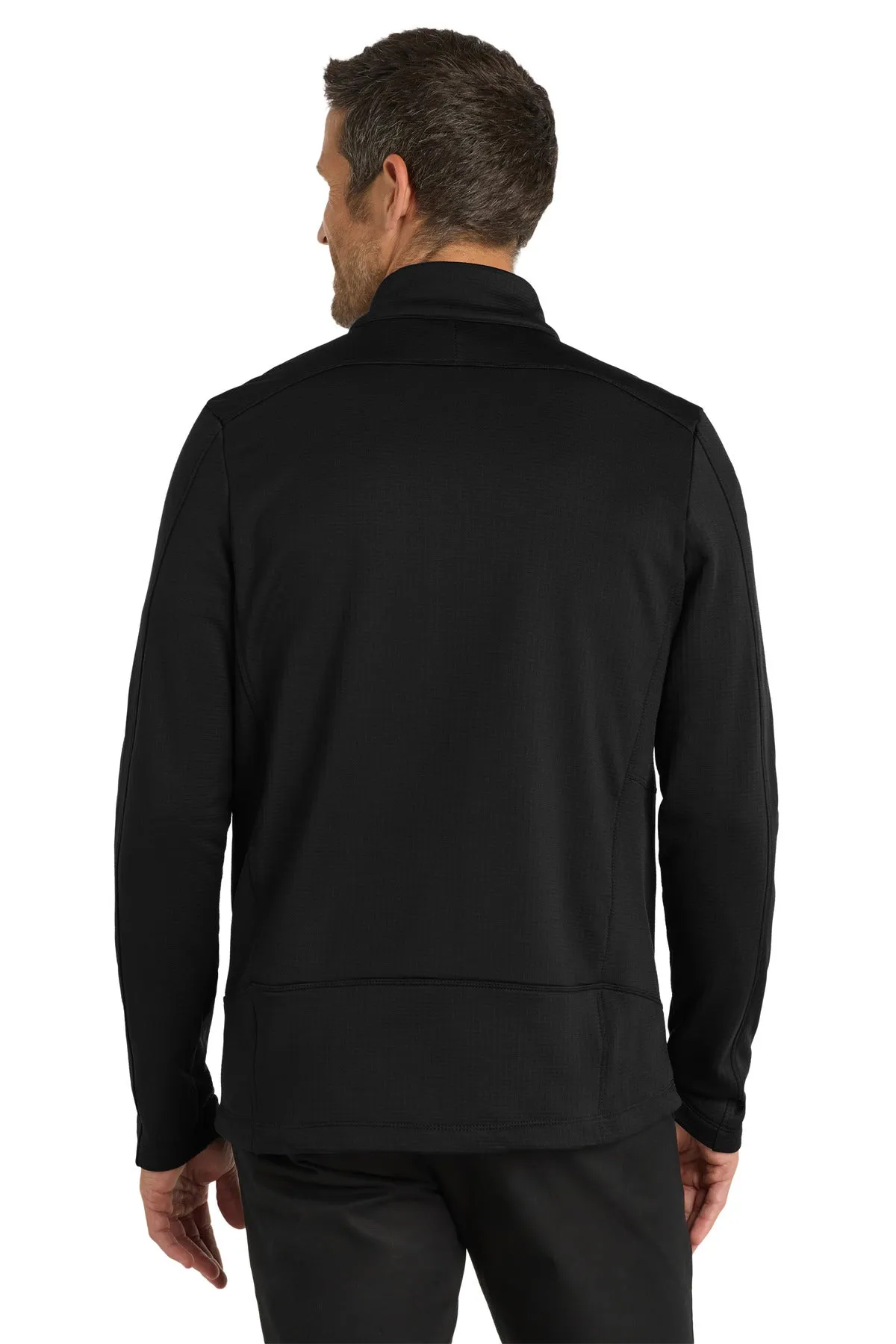 Port Authority  Grid Fleece Jacket. F239 Deep Black