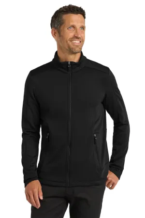 Port Authority  Grid Fleece Jacket. F239 Deep Black