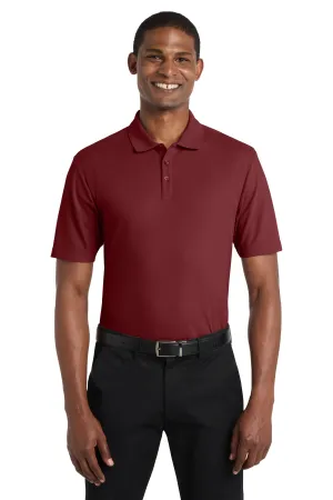 Port Authority  SuperPro React  Polo. K810 Burgundy