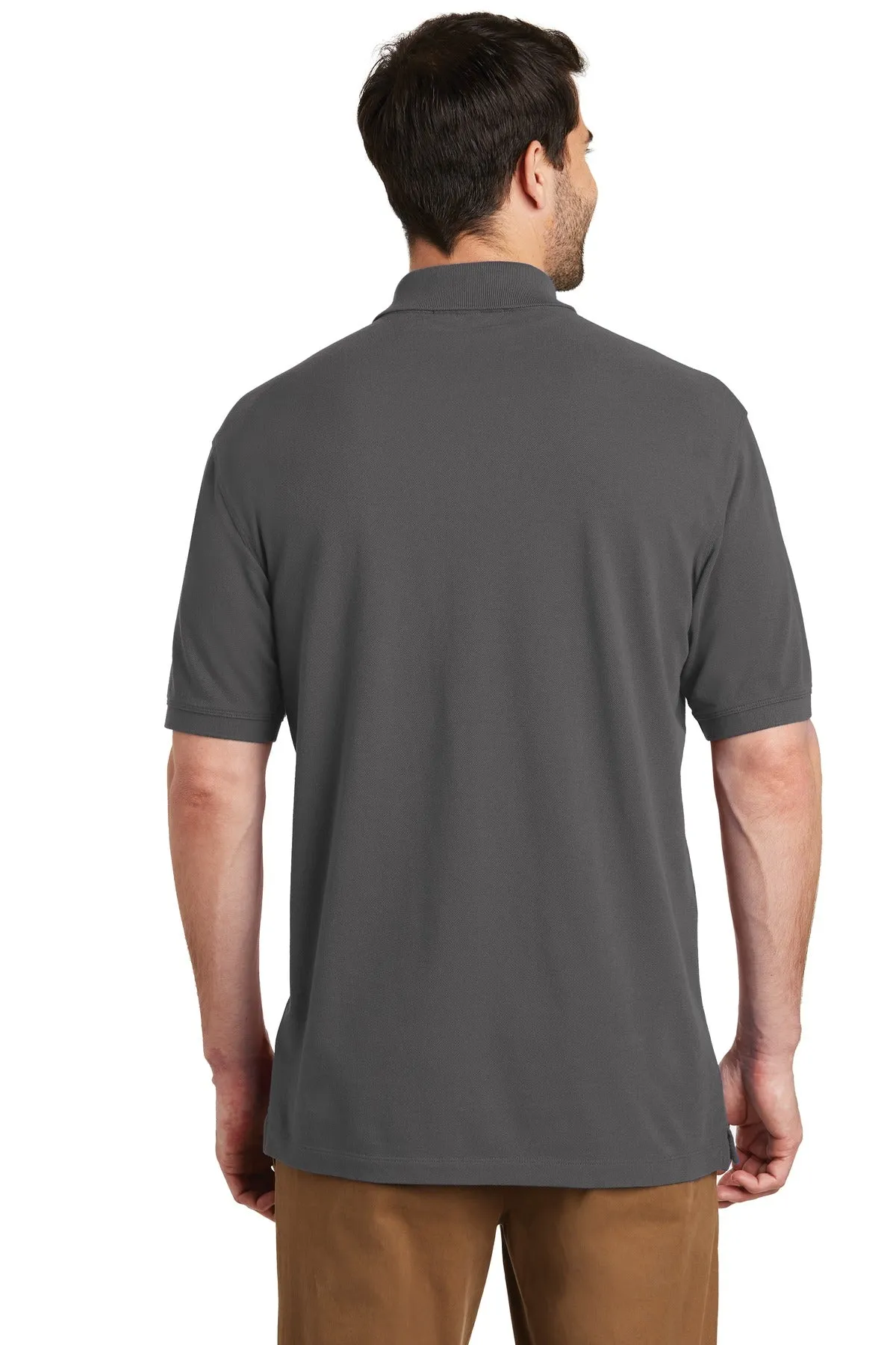 Port Authority Tall EZCotton PoloTK8000 Sterling Grey Tall