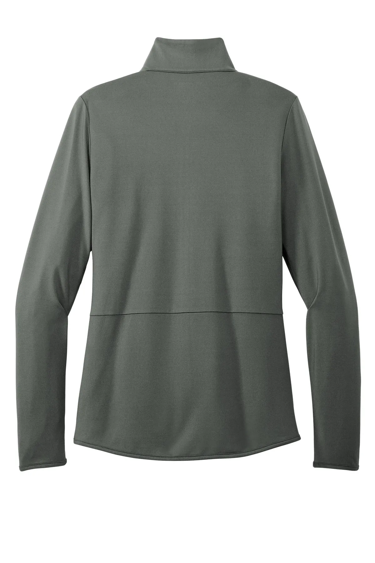 Port Authority Women's Accord Stretch Fleece Full-Zip LK595 Pewter