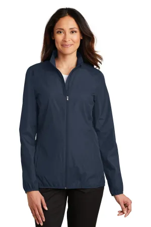 Port Authority Women's Zephyr Full-Zip Jacket. L344 Dress Blue Navy