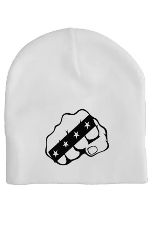 Power Fist skull cap White