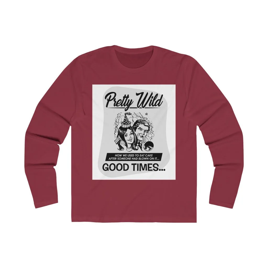 Pretty Wild Men's Long Sleeve Crew Tee