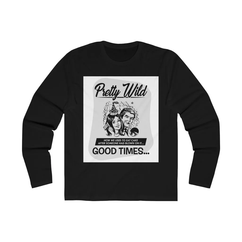 Pretty Wild Men's Long Sleeve Crew Tee