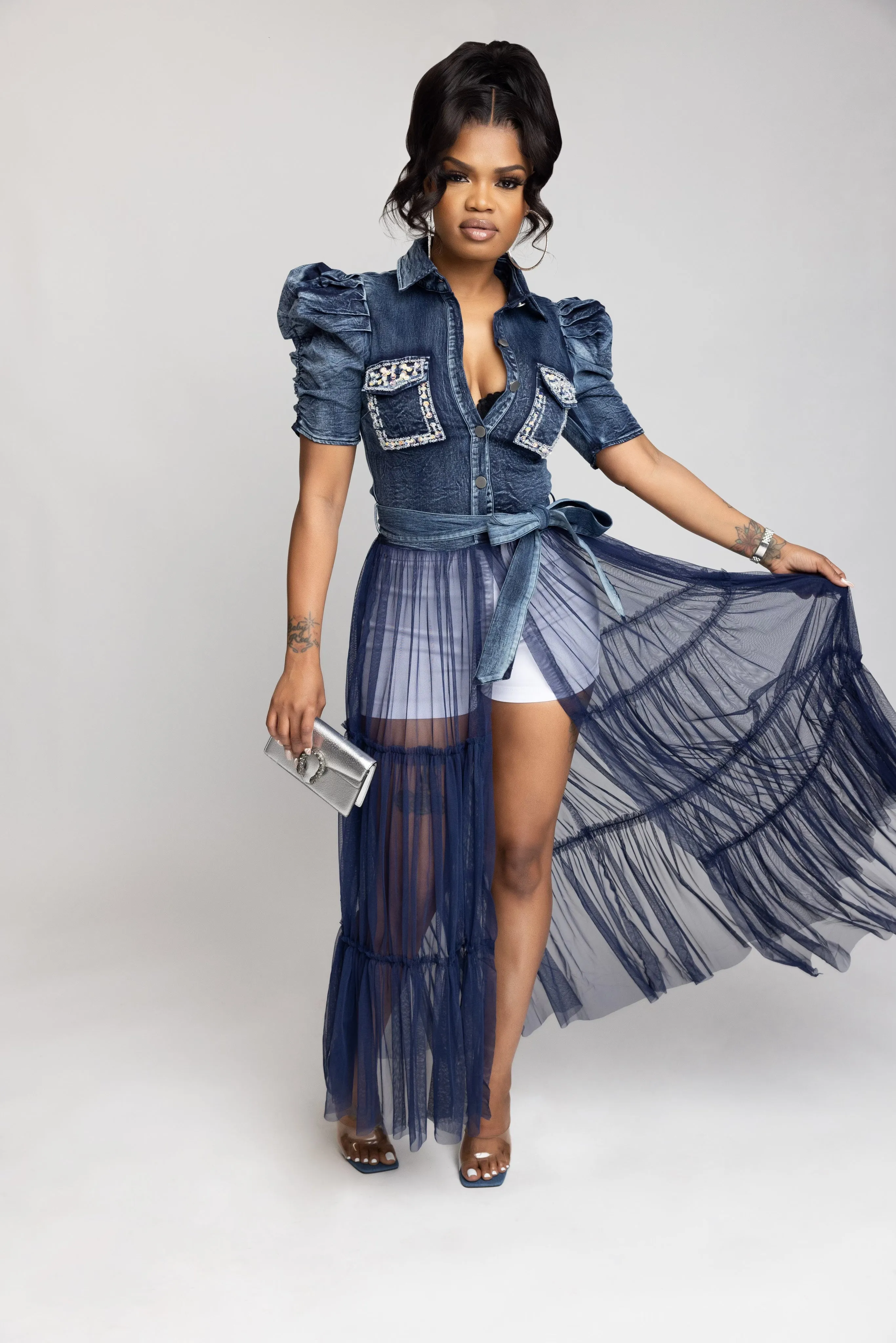 princess Denim top