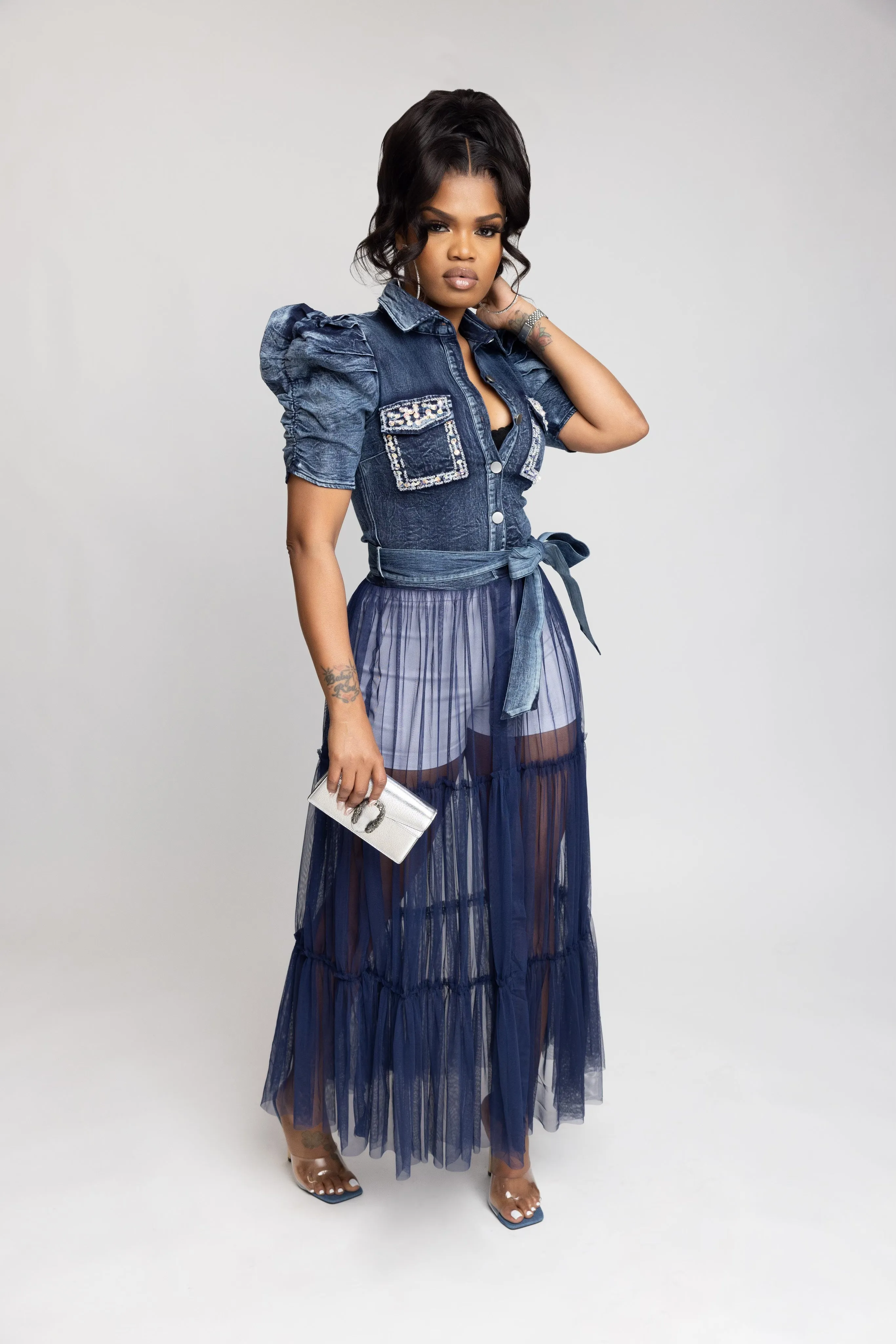 princess Denim top