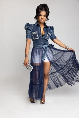princess Denim top