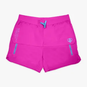 Pro Series Overlay Youth Shorts - Cotton Candy Pink
