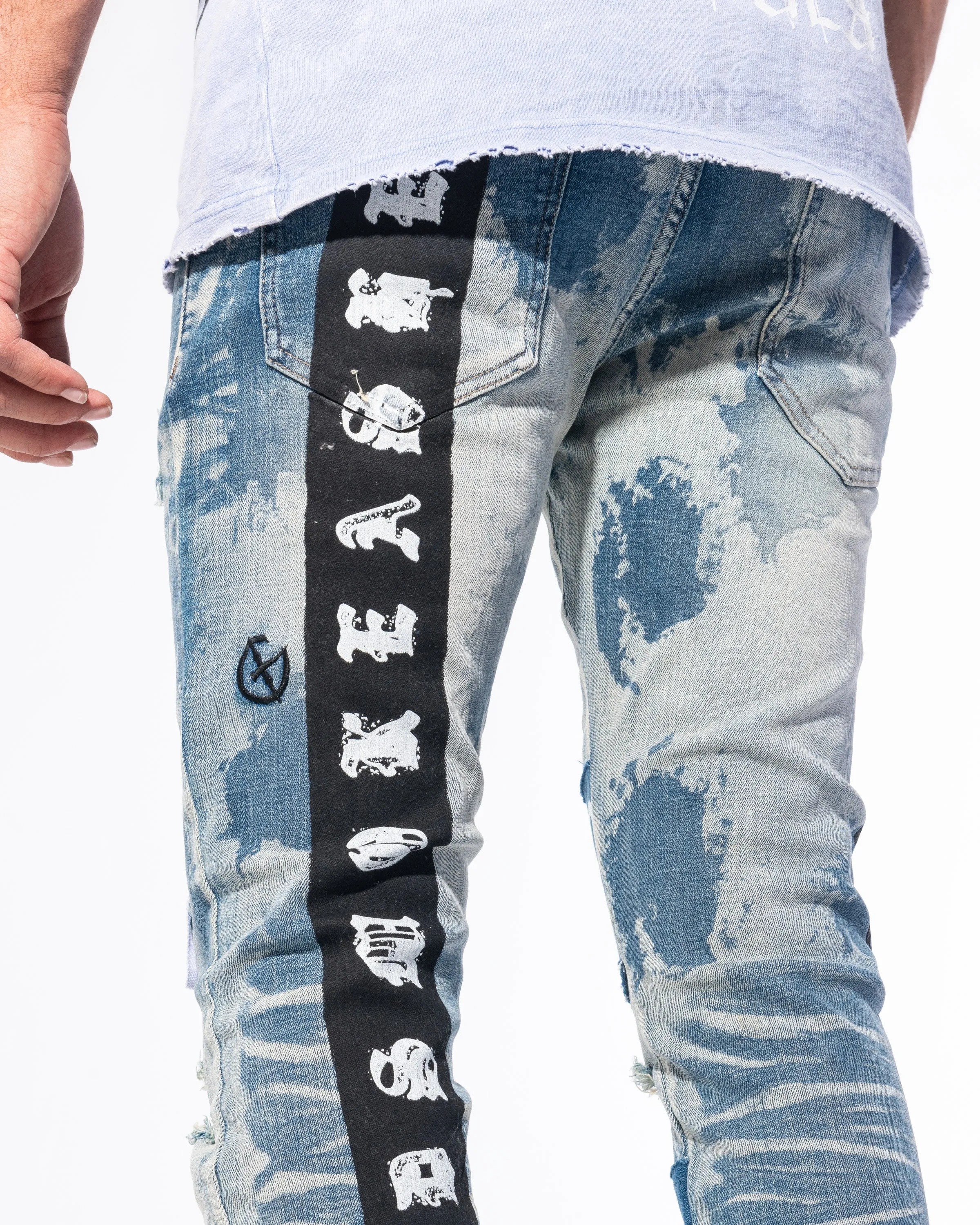 "DO OR DIE" DENIM (ACID BLUE)