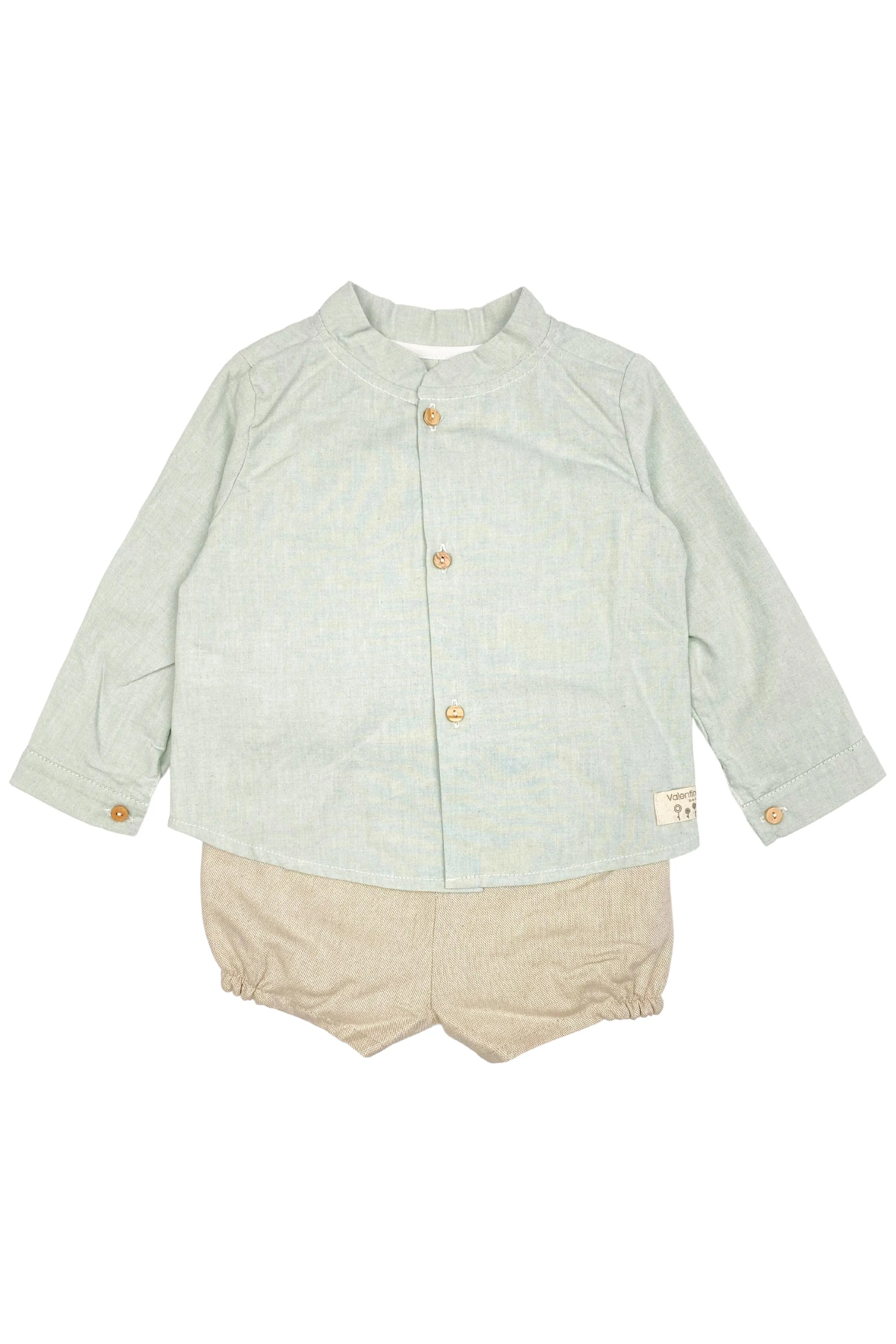 "Watson" Sage Green Shirt & Shorts