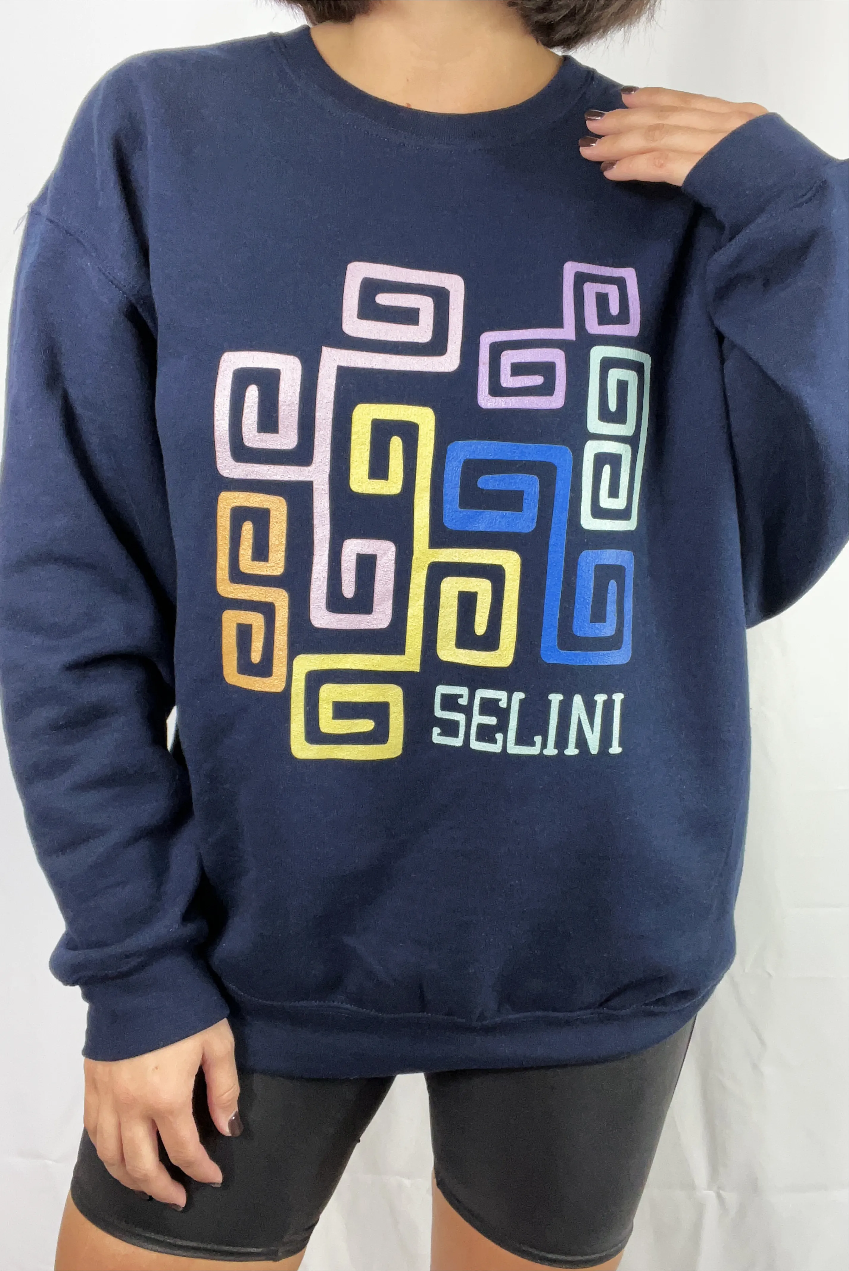 Rainbow Meandros Sweatshirt