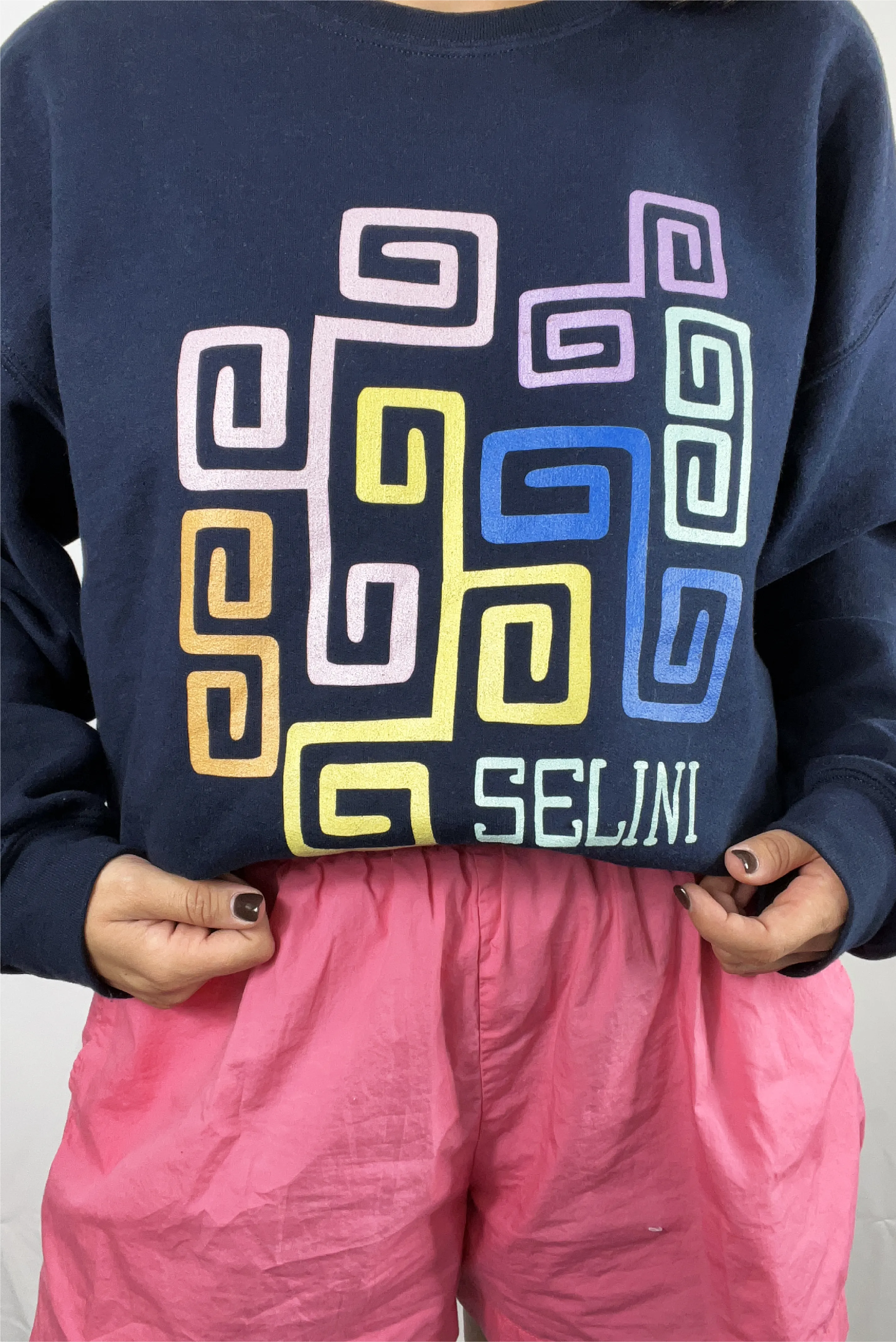 Rainbow Meandros Sweatshirt