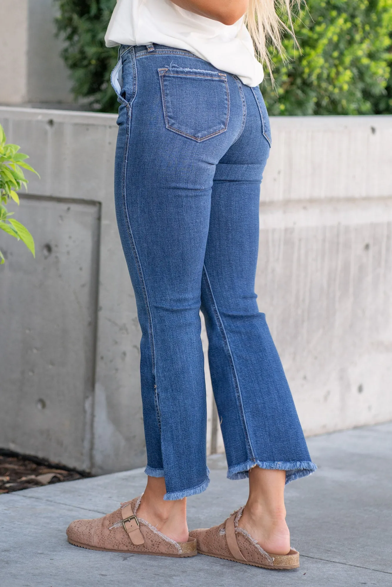 Reba High Rise Cropped Flare Jeans