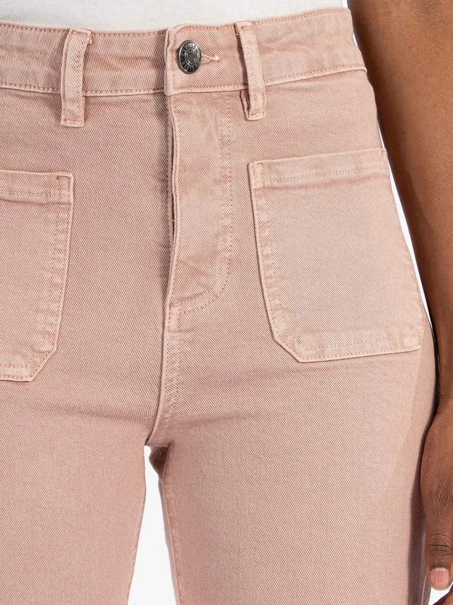 Reese High Rise Ankle Straight Jean - Rose FINAL SALE
