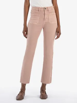 Reese High Rise Ankle Straight Jean - Rose FINAL SALE