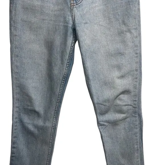 Reformation Julia High Cigarette Cropped Step Hem Jean Skye Wash