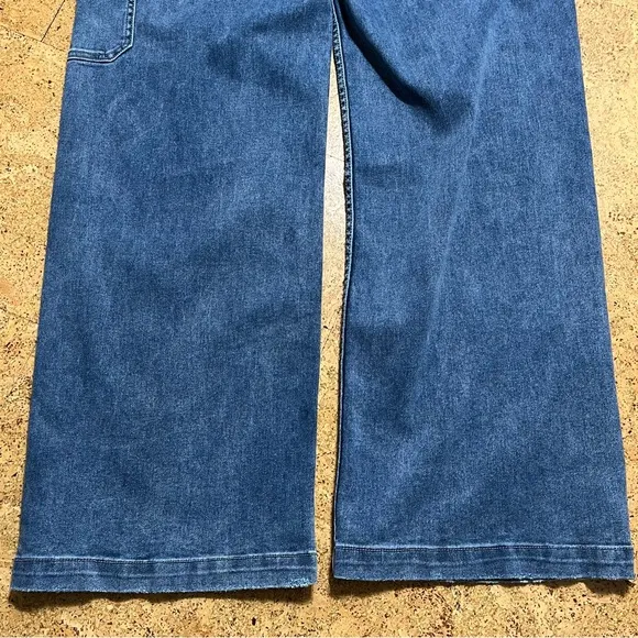 Risen Wm’s Wide Leg Cargo Jeans NWT Sz 1XL(16-18)