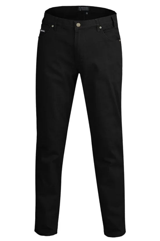 Ritemate Mens Cotton Stretch Jean - Black