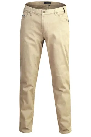 Ritemate Mens Cotton Stretch Jean - Bone