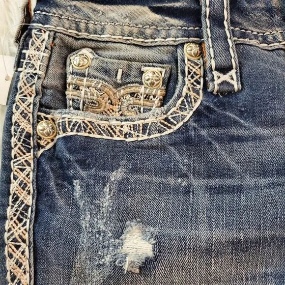 Rock Revival Crop Jeans Size 24 Betty Skinny Crop Jeans NWT $154