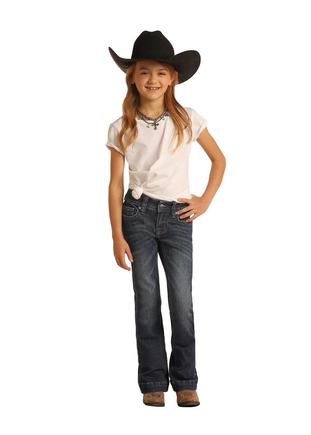 ROCK&ROLL DENIM GIRLS TROUSER