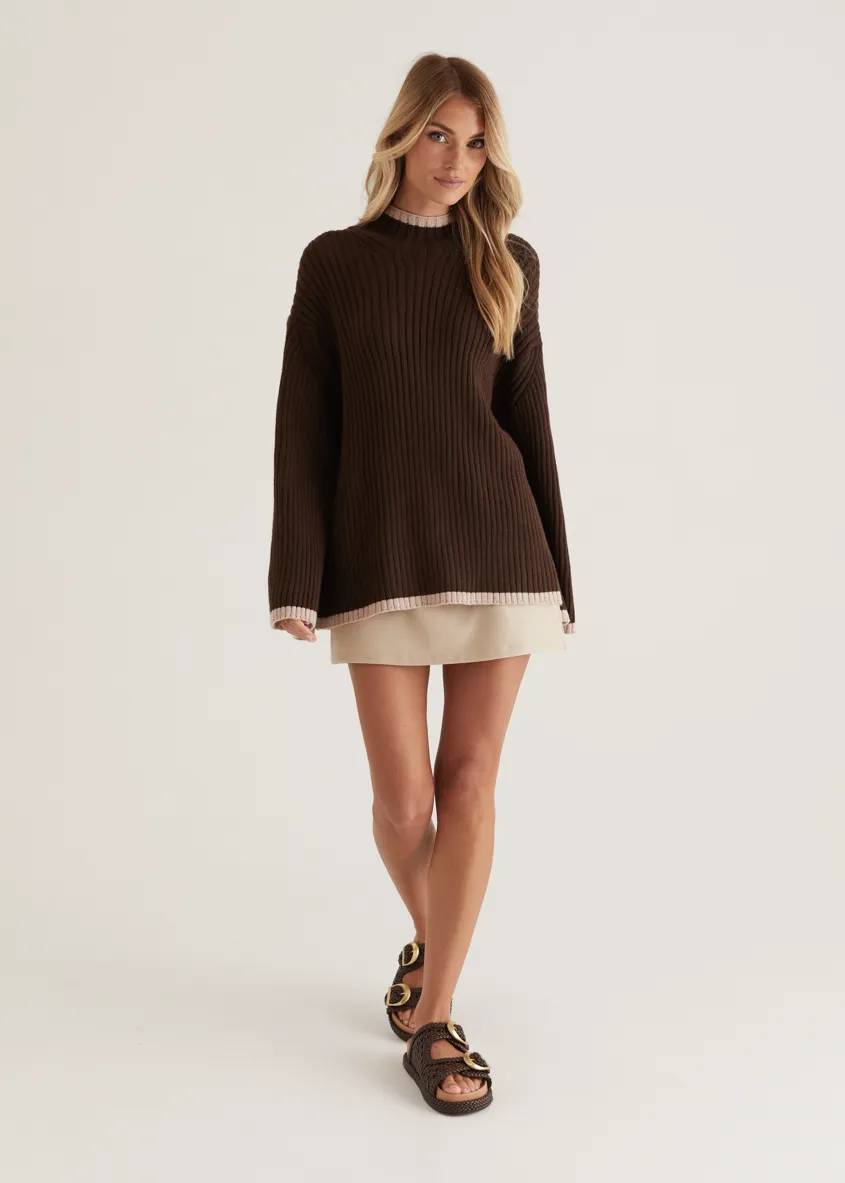 Roltroe Sweater - Chocolate