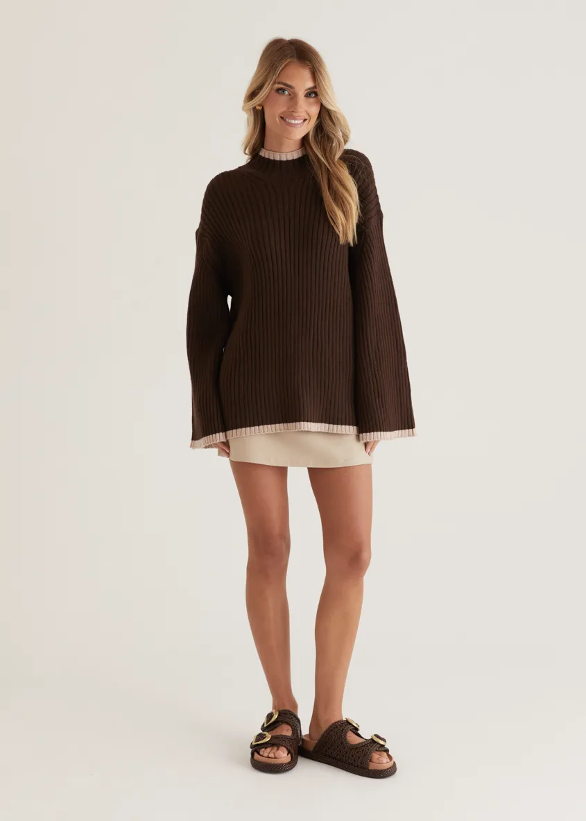 Roltroe Sweater - Chocolate