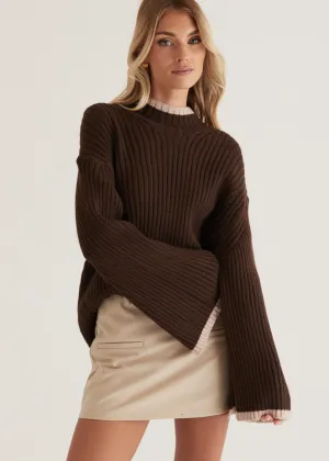 Roltroe Sweater - Chocolate