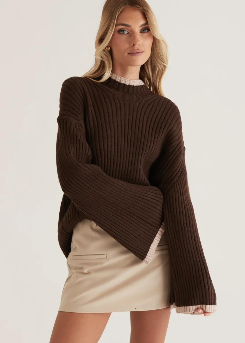 Roltroe Sweater - Chocolate