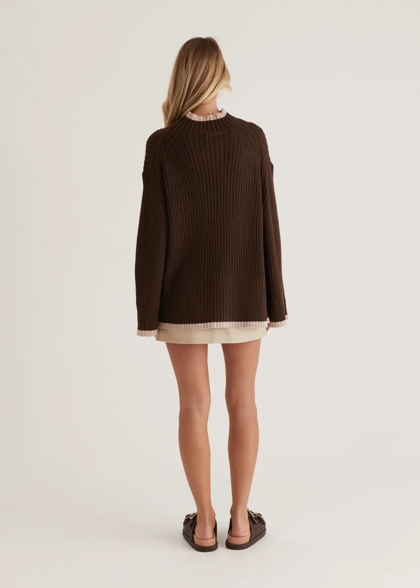 Roltroe Sweater - Chocolate