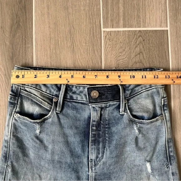RtA Madrid Skinny High Rise Jeans in Midtown Blue Size 26