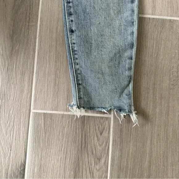 RtA Madrid Skinny High Rise Jeans in Midtown Blue Size 26