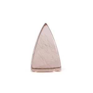 Rutilated Smoky Quartz 19.2 Carat Polished Crystal Pyramid