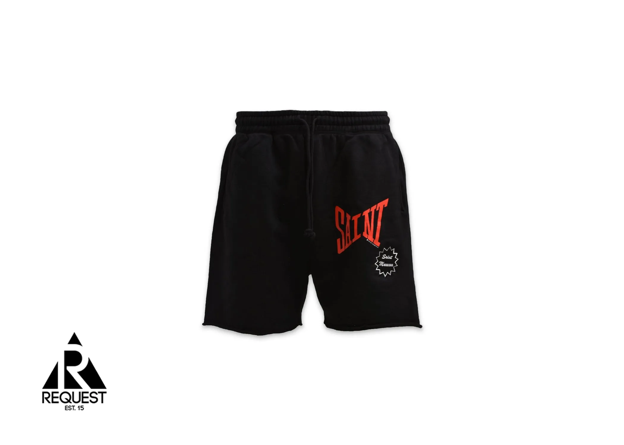 Saint Logo Sweat Shorts SS24 "Black"