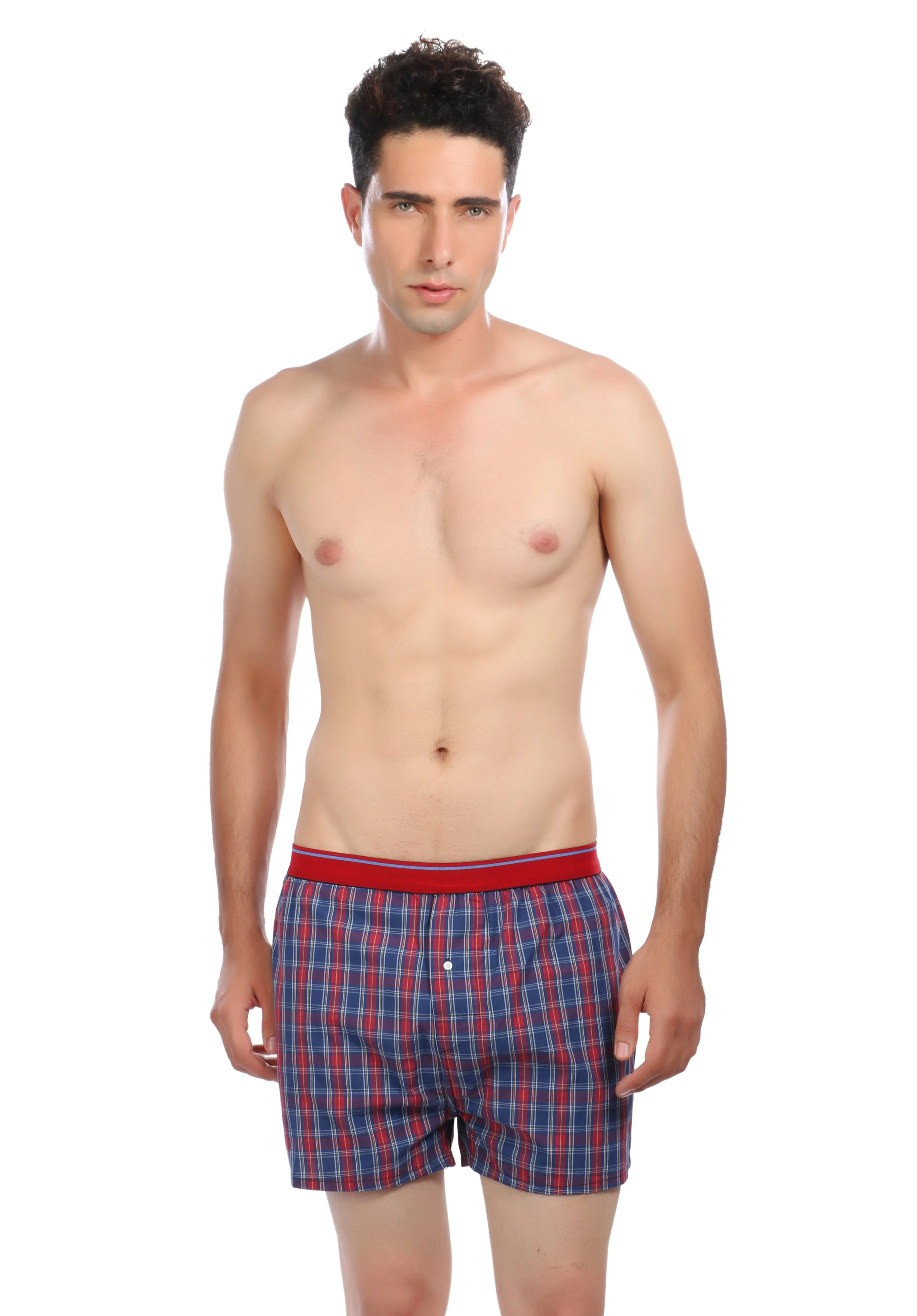 Semantic Men's Cotton Boxer Shorts