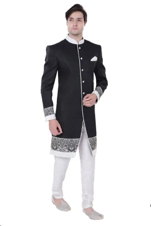 Sherwani (Custom Tailored) - (D.No.-1188)