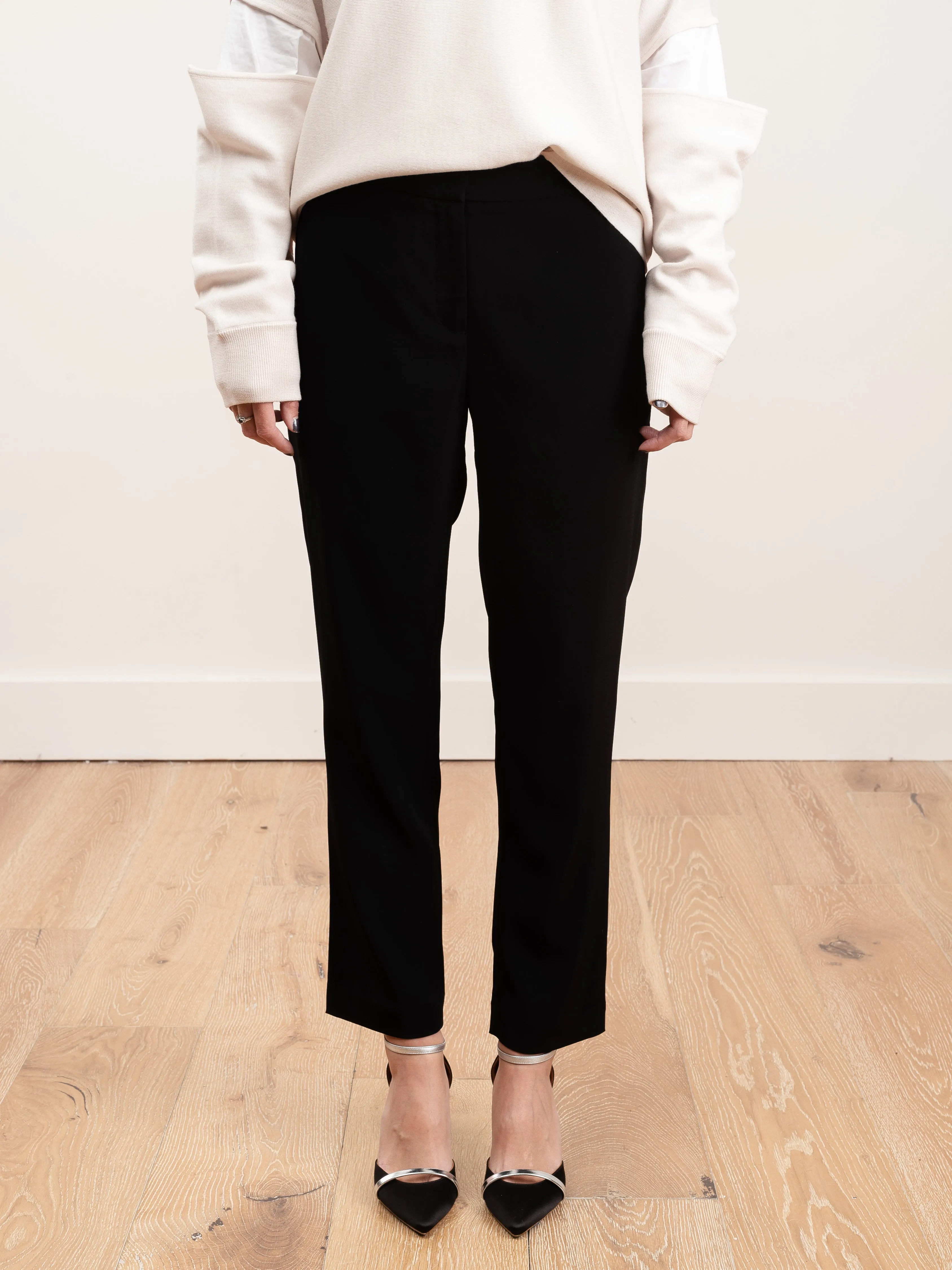 slim pant - black