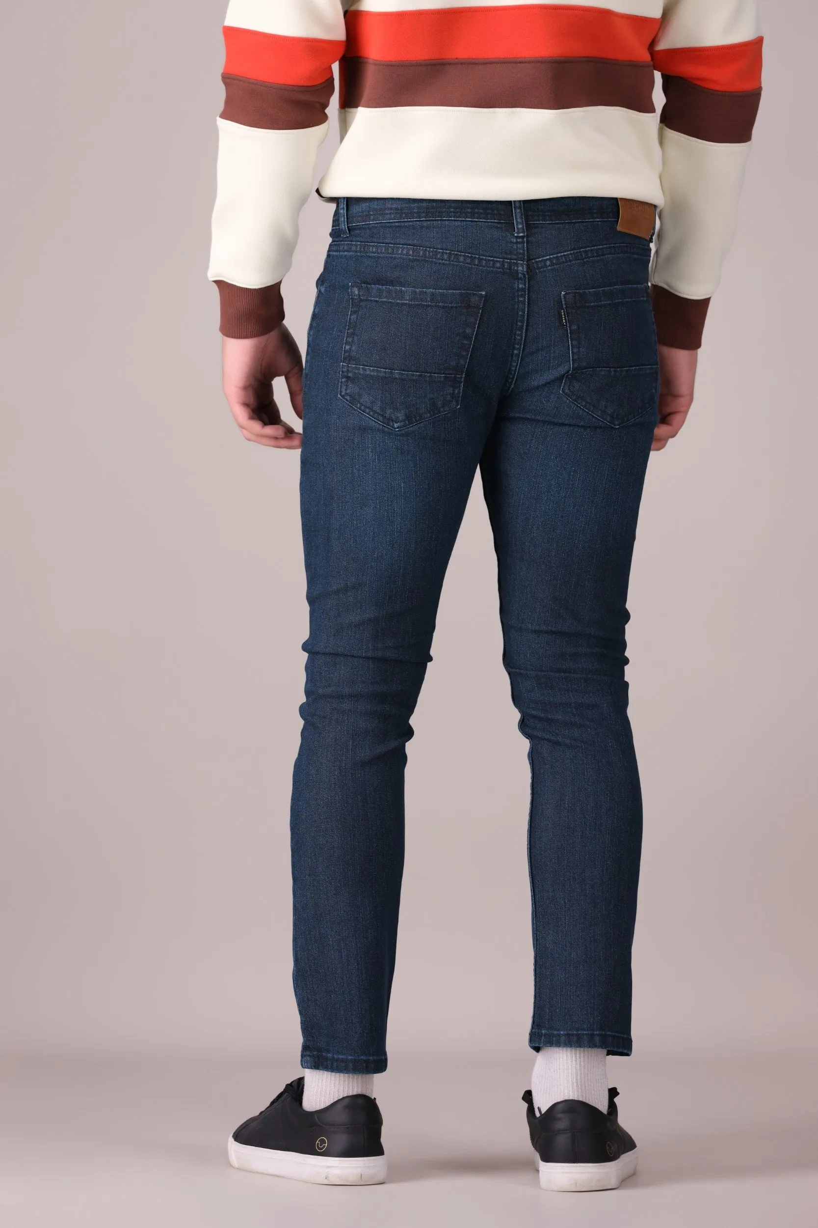 SLIM-STRAIGHT STRETCH JEANS