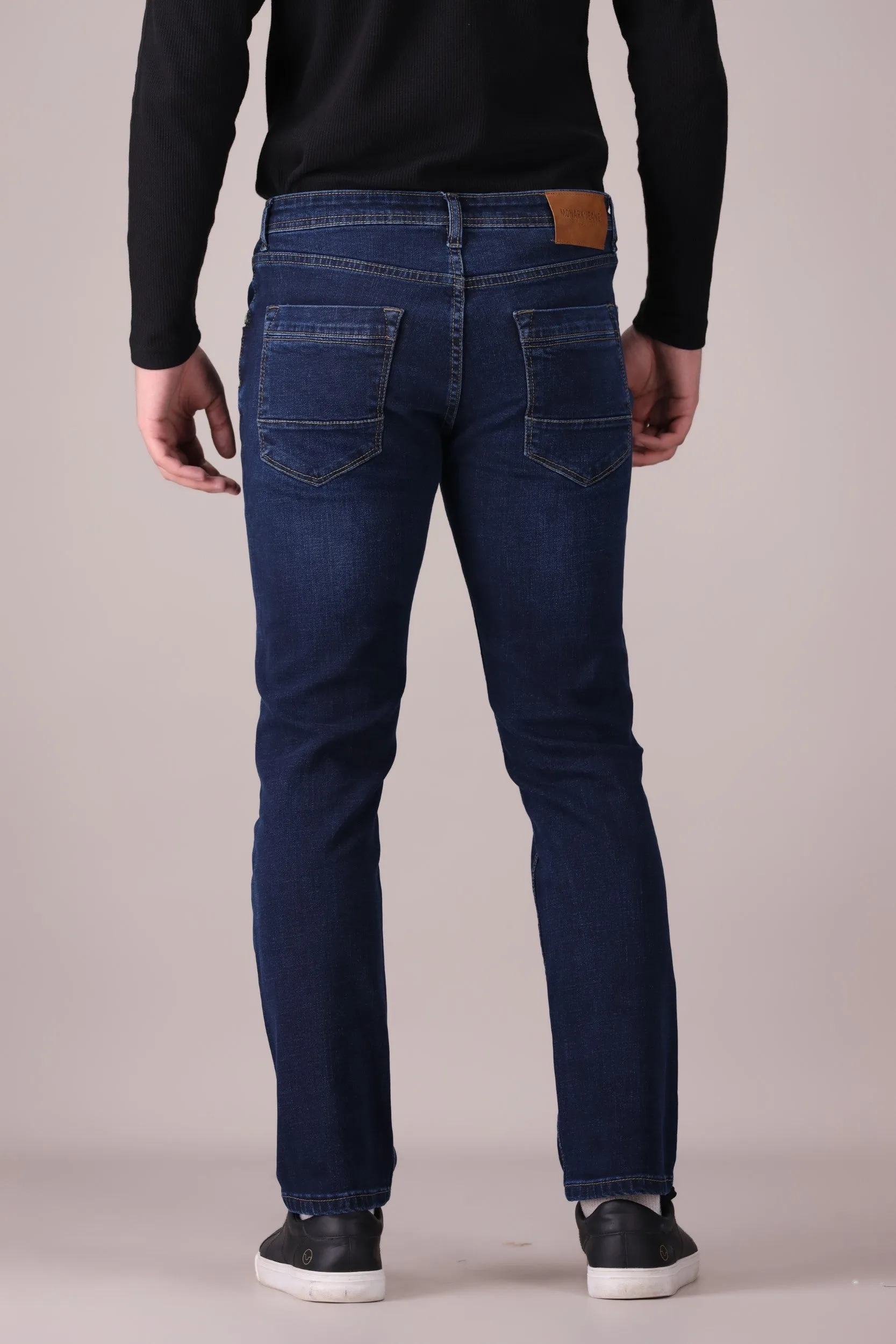 SLIM-STRAIGHT STRETCH JEANS