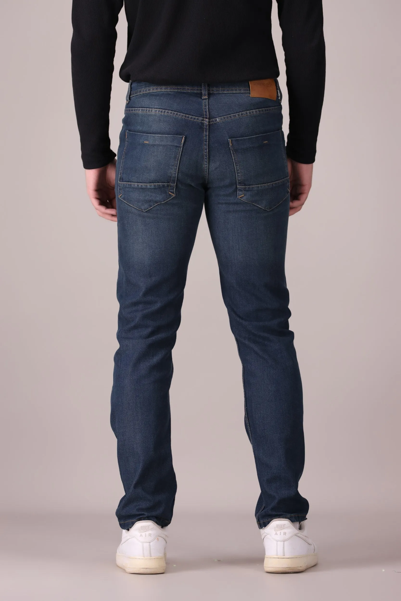 SLIM-STRAIGHT STRETCH JEANS