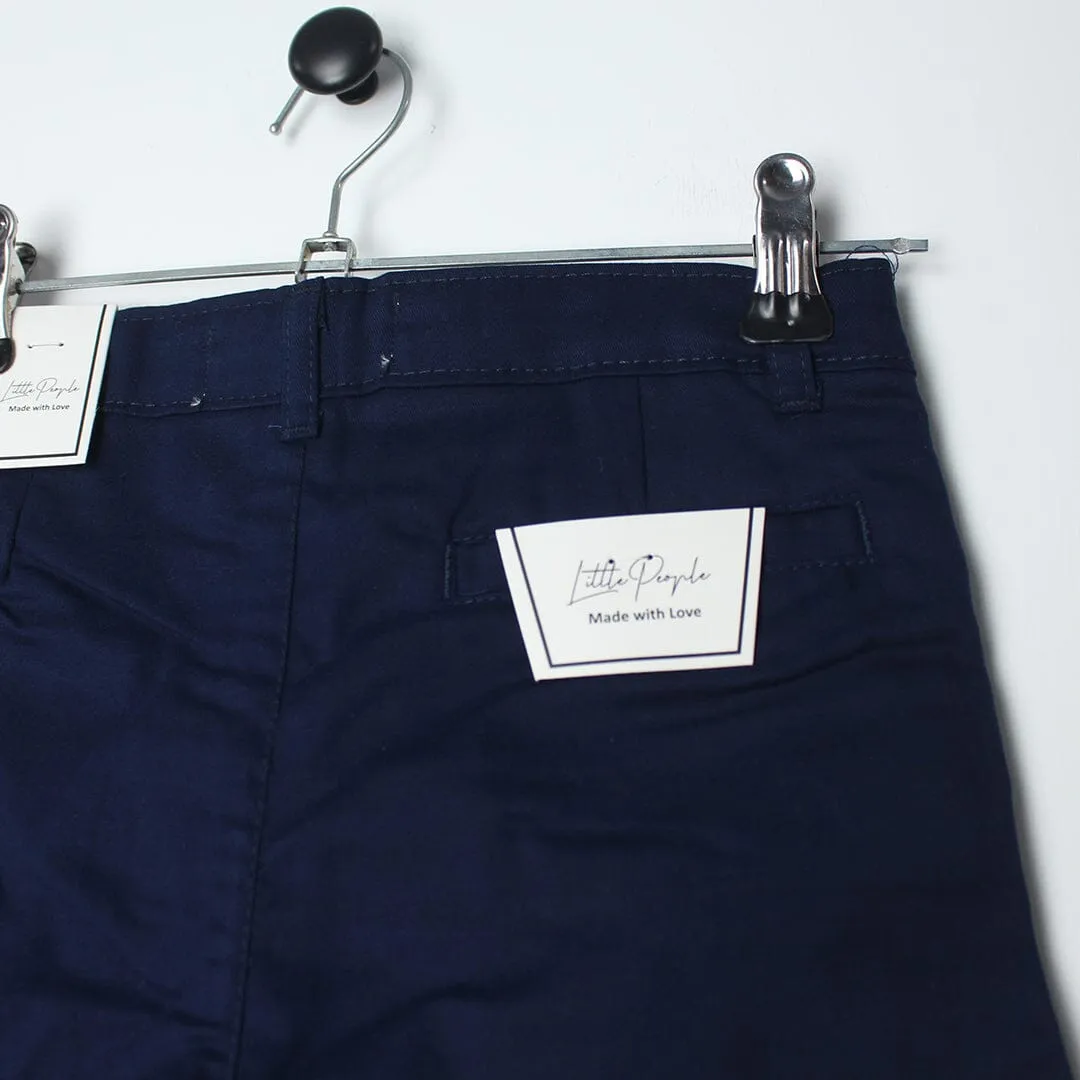 Smart Blue Themed Summer Boys Short