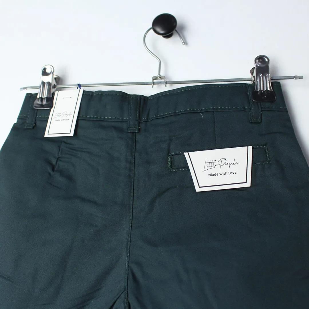 Smart Green Themed Summer Boys Short