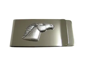 Smooth Horse Head Pendant Money Clip