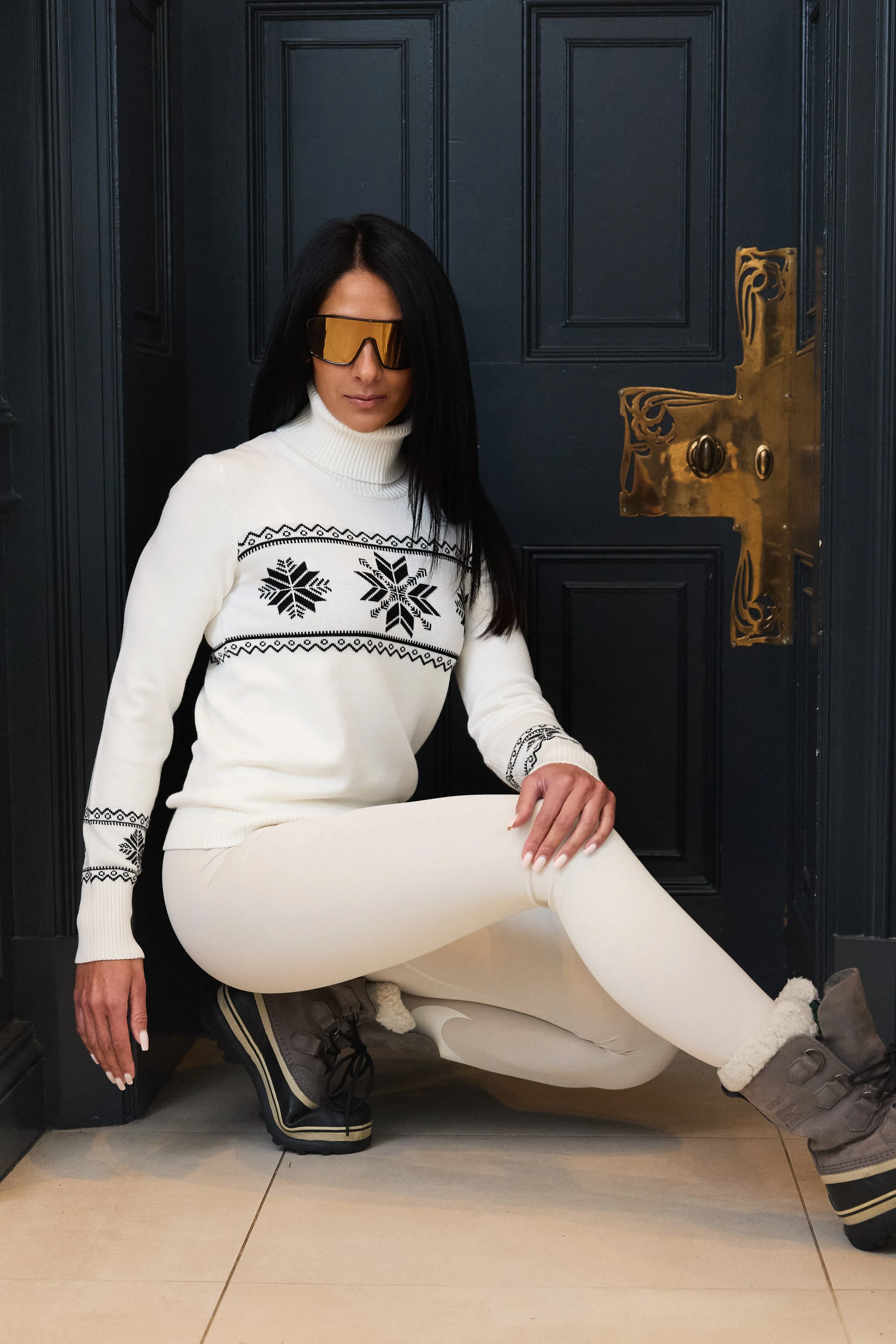 Snowflake Slim Fit Christmas Jumper