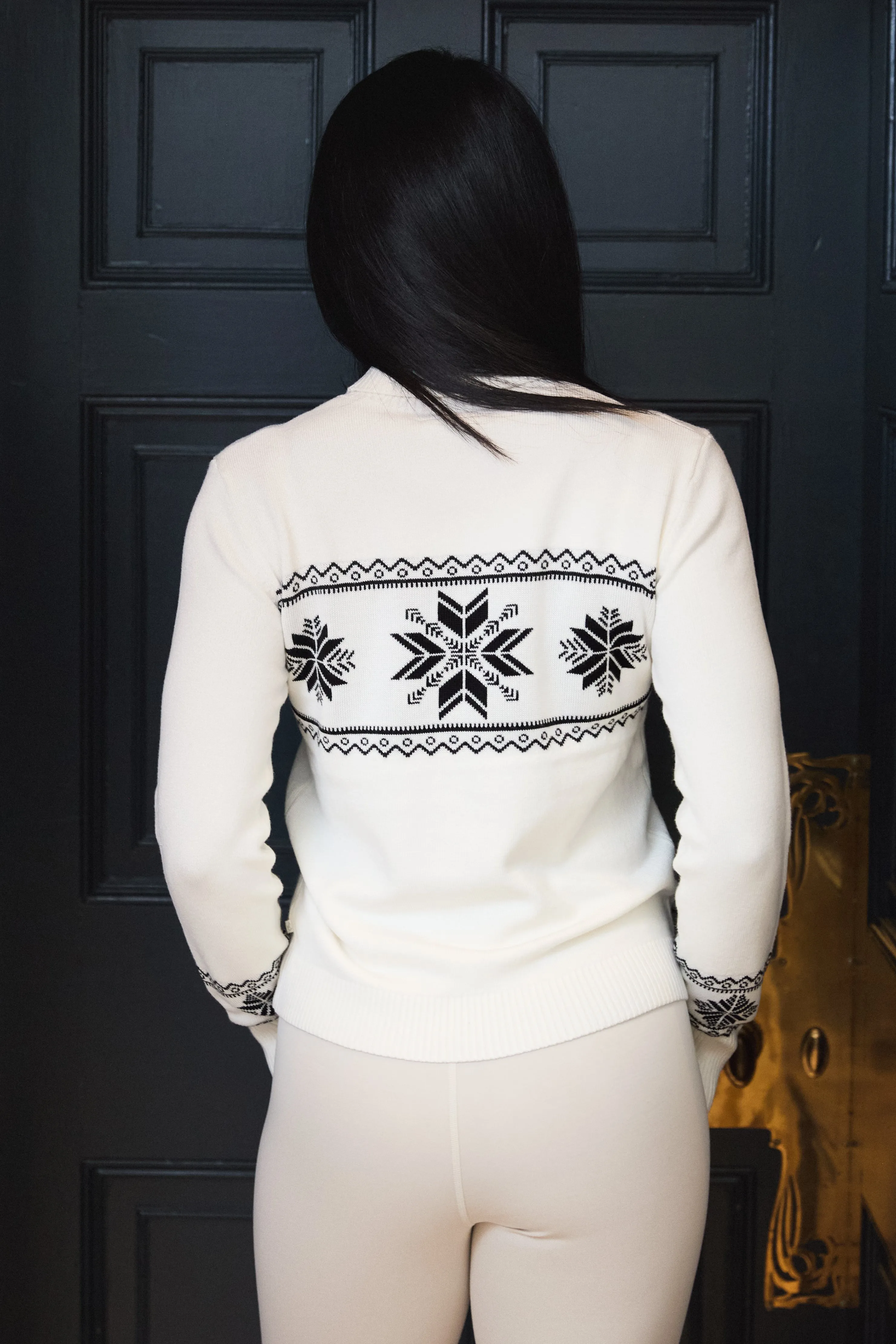 Snowflake Slim Fit Christmas Jumper