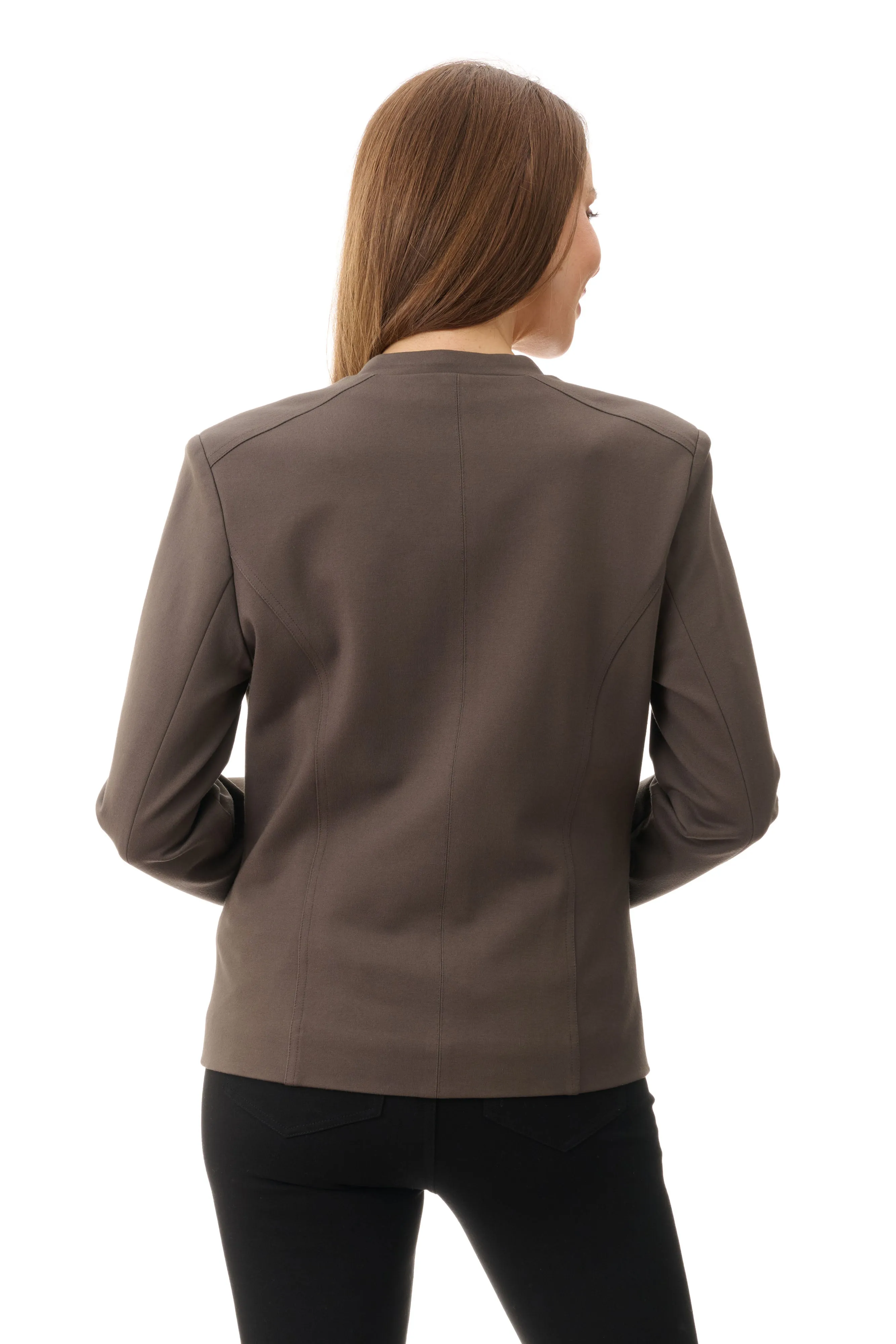 Soft Zip Through Jacket
