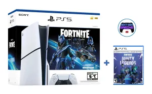 Sony - PlayStation 5 Slim 1TB Console - Disc Edition - FORTNITE Cobalt Star Bundle w. FREE Minty Legends Pack