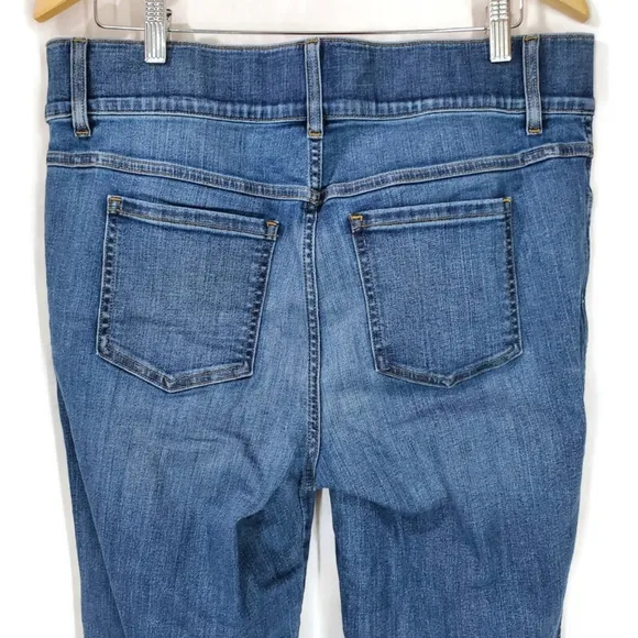 Spanx Jeans Women’s Plus Size 1X Flare Leg Pull on denim 20456R Vintage Indigo